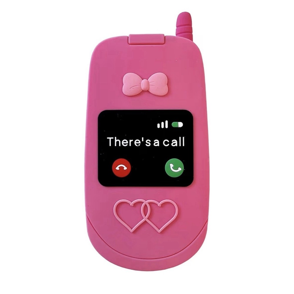 3D Bow Phone Call Makeup Mirror Phone Case For iPhone 17 Pro Max